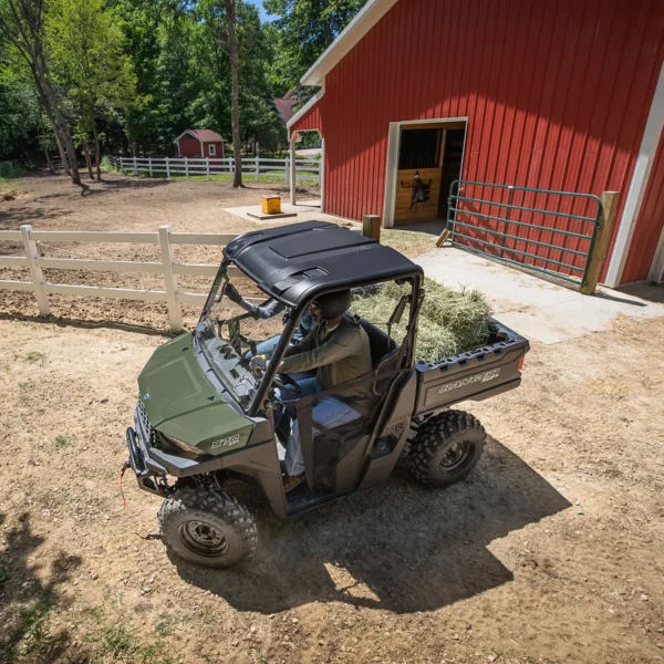 polaris® ranger poly lock & ride® sport roof – durable, lightweight protection for off road adventures