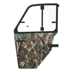 hinged window hunter doors for polaris ranger xp 1000 & crew – front, poly, polaris pursuit camo (set of 2)