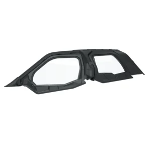zip window upper doors for rzr pro xp 4, front & rear, poly, set of 2