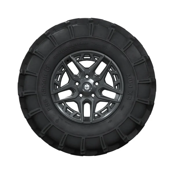 pro armor wheel & tire set: mud xc