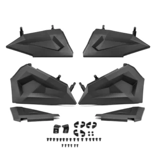 black lower door inserts for polaris rzr xp 4 1000/xp 4 turbo 2014 2023 #2879942