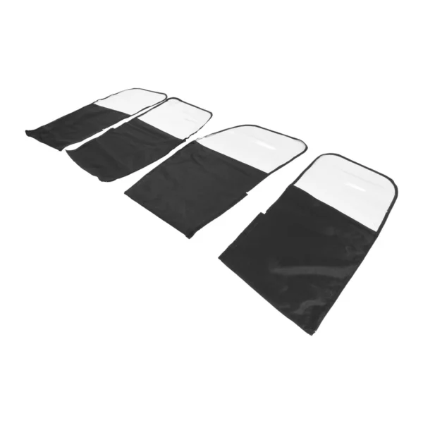 full cab enclosure – black + clear | fits polaris® ranger xp 800 crew (2010–2014)